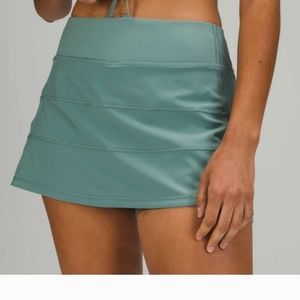 Lululemon Pace Rival Mid Rise Regular Skirt in RARE COLOR Tidewater Teal 8